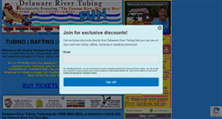 Desktop Screenshot of delawarerivertubing.com